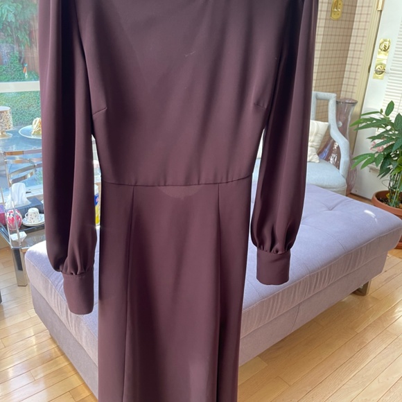 Babaton Aritzia Longsleeves dress with slit! Like New - Picture 8 of 8